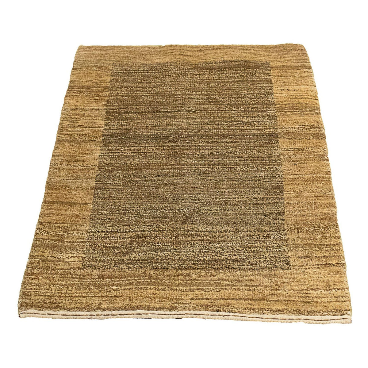 Alfombra Gabbeh - Indus - 95 x 61 cm - marrón claro