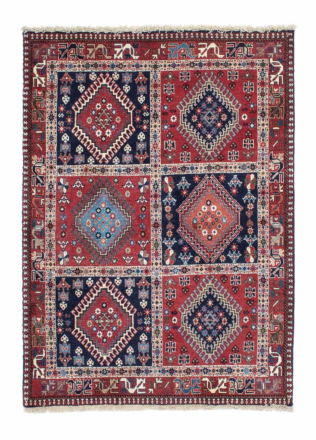 Alfombra persa - Nómada - 145 x 100 cm - rojo