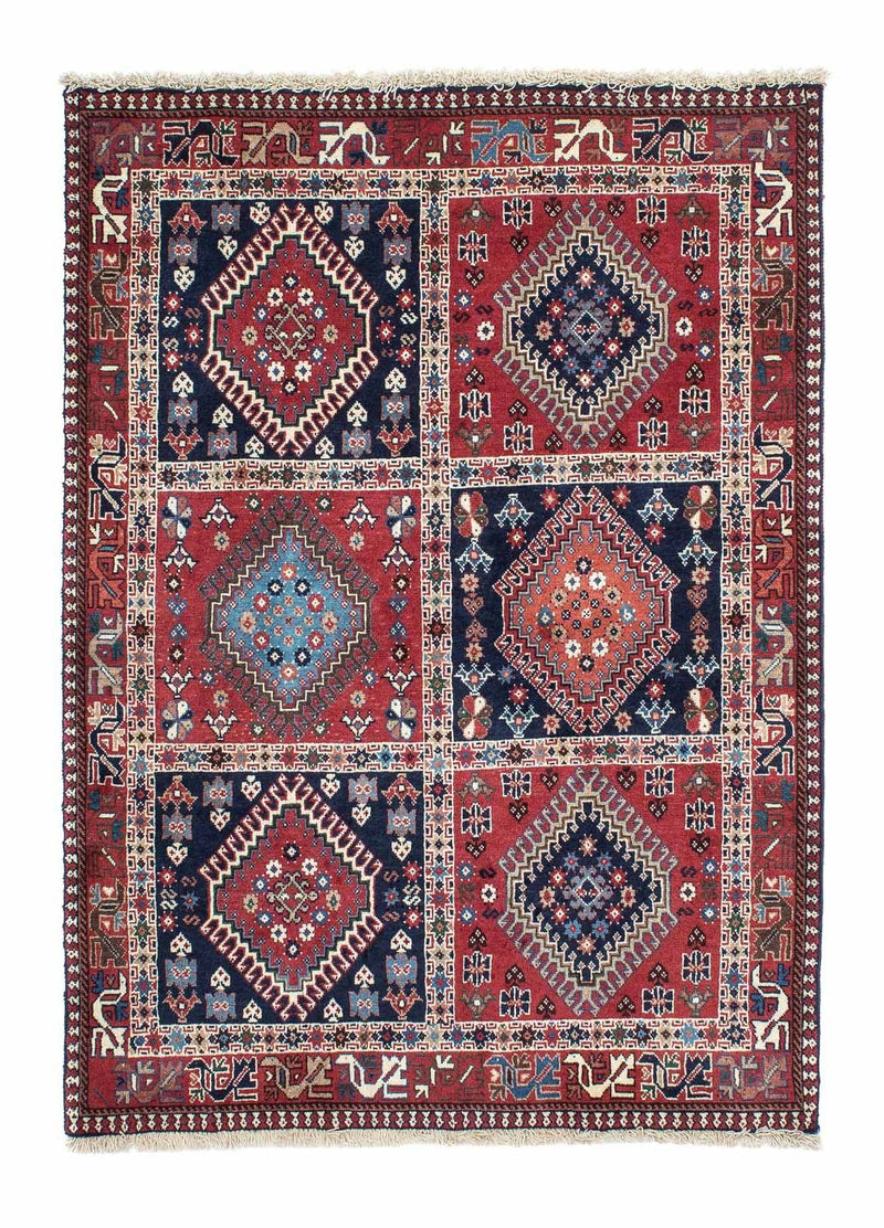 Alfombra persa - Nómada - 145 x 100 cm - rojo