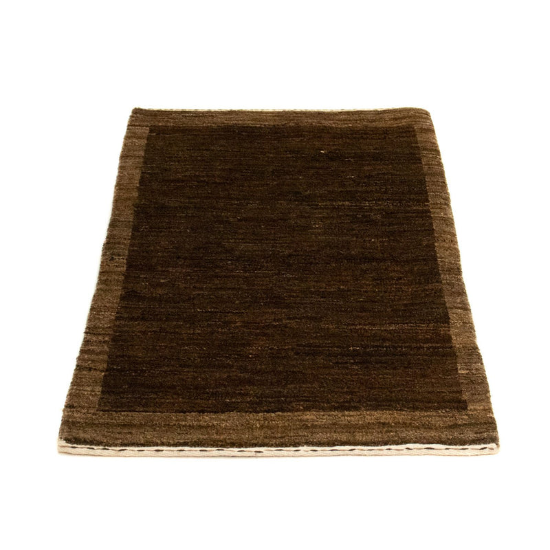 Alfombra Gabbeh - Indus - 88 x 58 cm - marrón oscuro