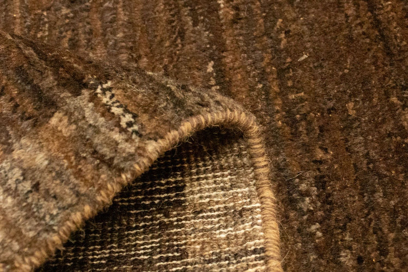 Alfombra Gabbeh - Indus - 90 x 58 cm - marrón oscuro