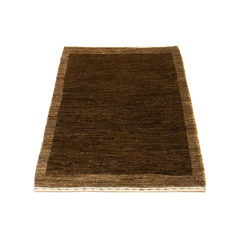 Alfombra Gabbeh - Indus - 90 x 58 cm - marrón oscuro