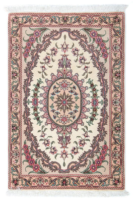 Alfombra Persa - Tabriz - Real - 90 x 60 cm - beige