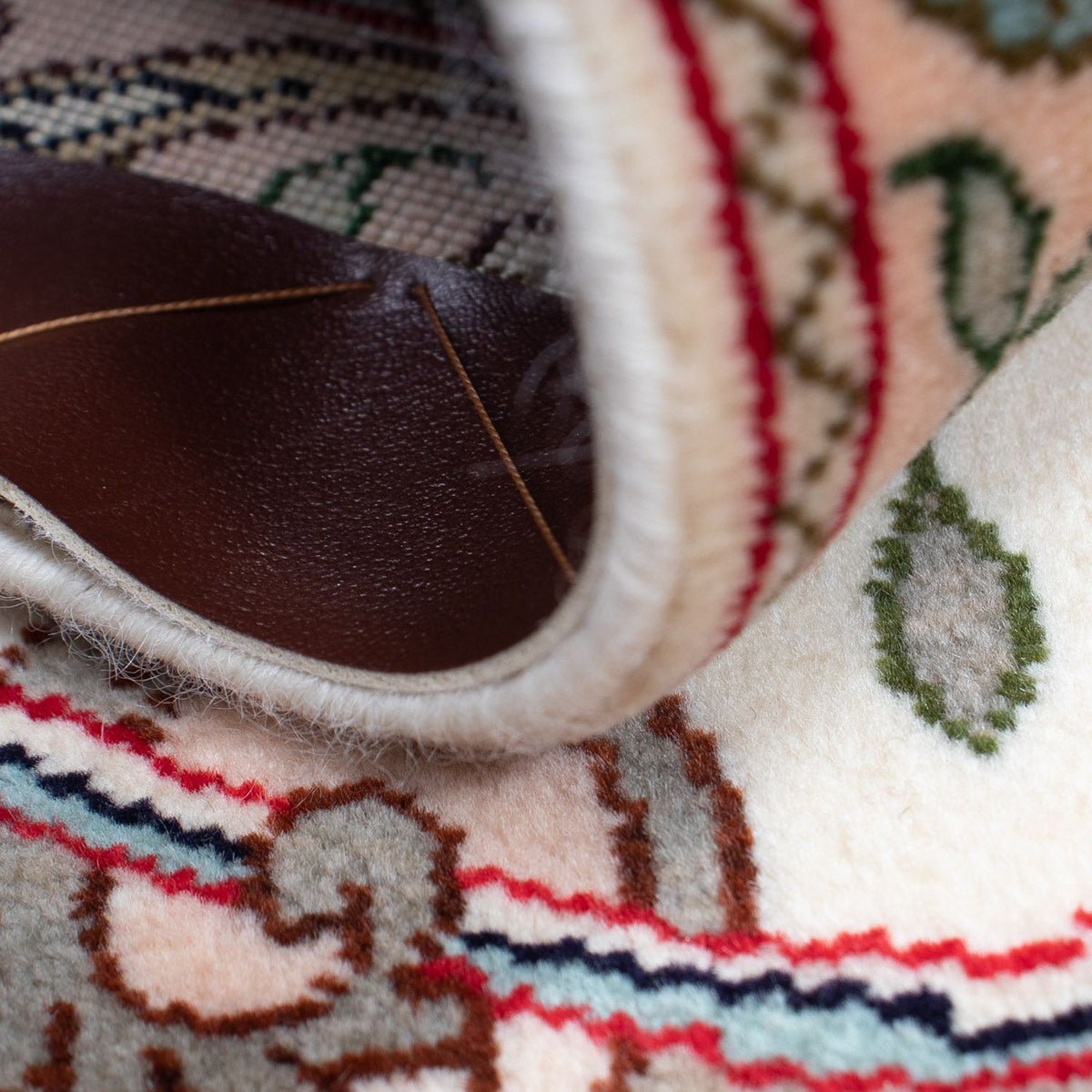 Alfombra Persa - Tabriz - Real - 90 x 60 cm - beige