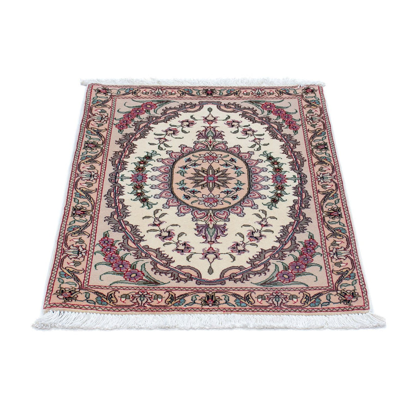 Alfombra Persa - Tabriz - Real - 90 x 60 cm - beige
