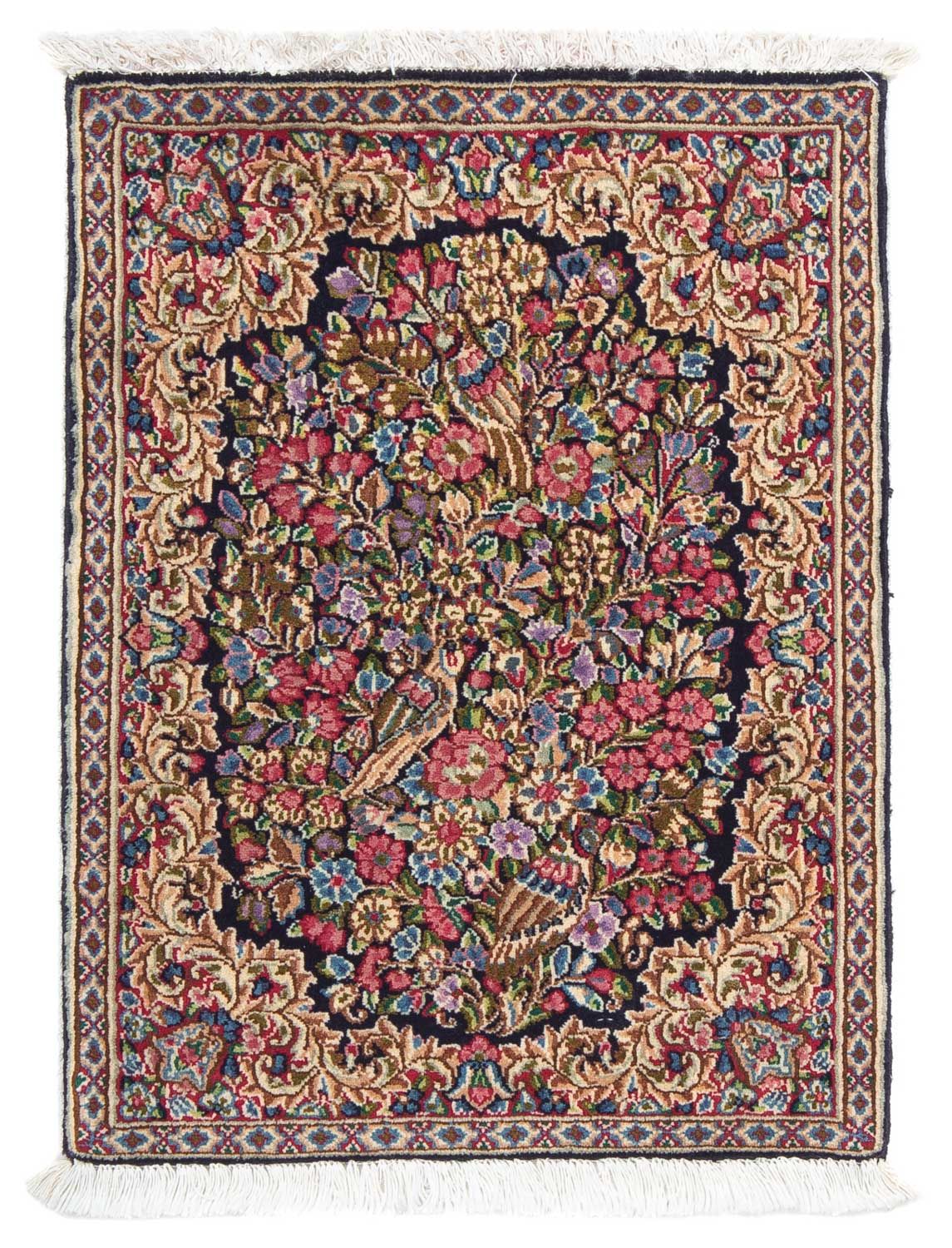Alfombra persa - Real - 70 x 53 cm - azul