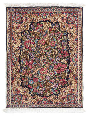 Alfombra persa - Real - 70 x 53 cm - azul