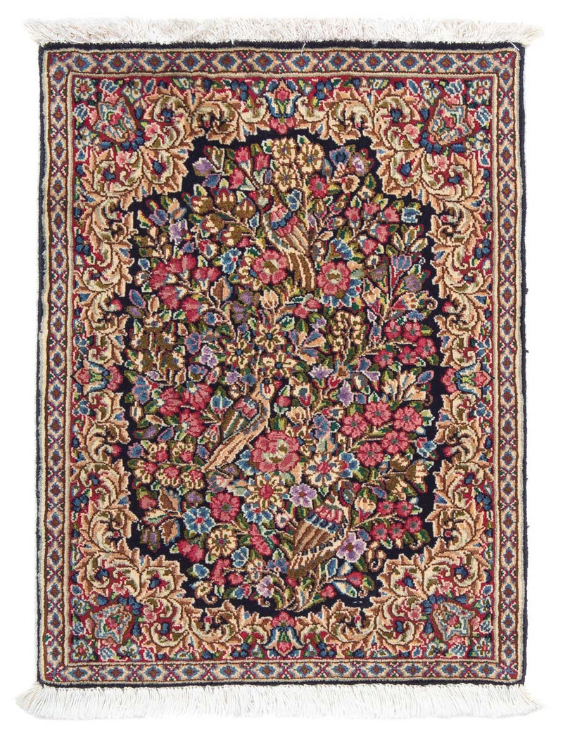 Alfombra persa - Real - 70 x 53 cm - azul
