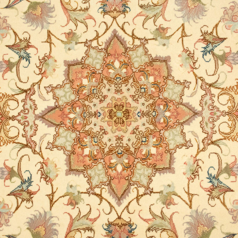 Alfombra Persa - Tabriz - Real - 150 x 104 cm - beige