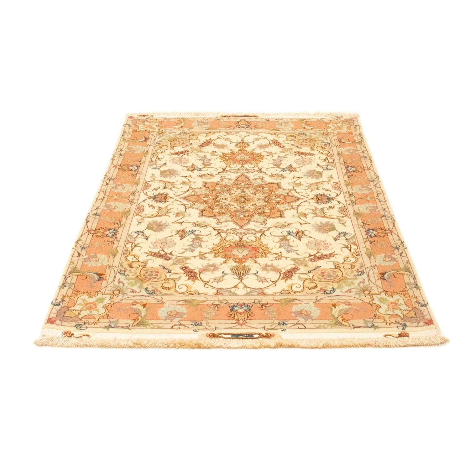 Alfombra Persa - Tabriz - Real - 150 x 104 cm - beige