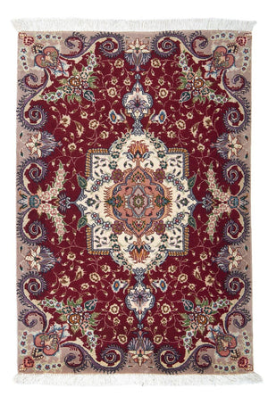 Alfombra Persa - Tabriz - Real - 93 x 63 cm - rojo