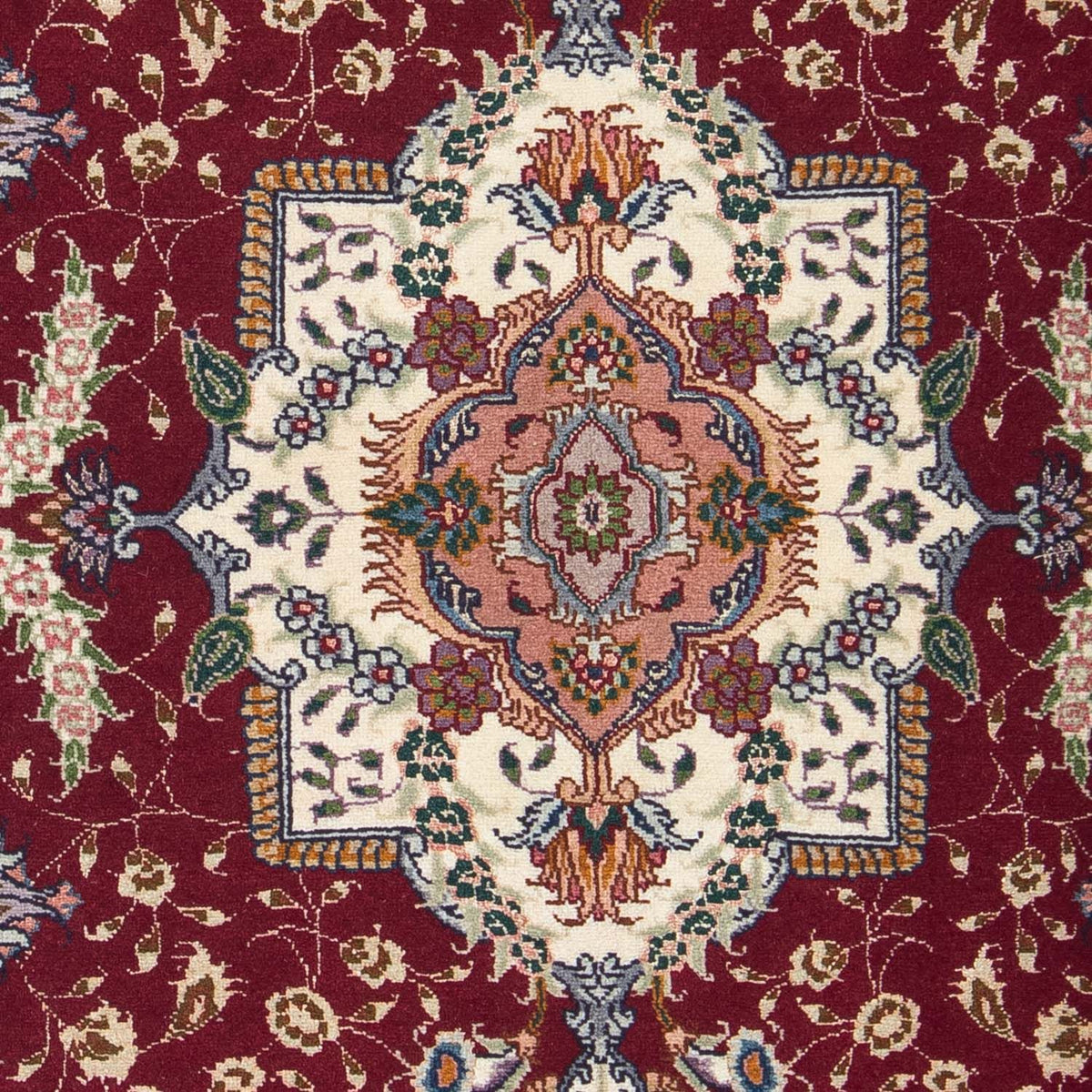 Alfombra Persa - Tabriz - Real - 93 x 63 cm - rojo