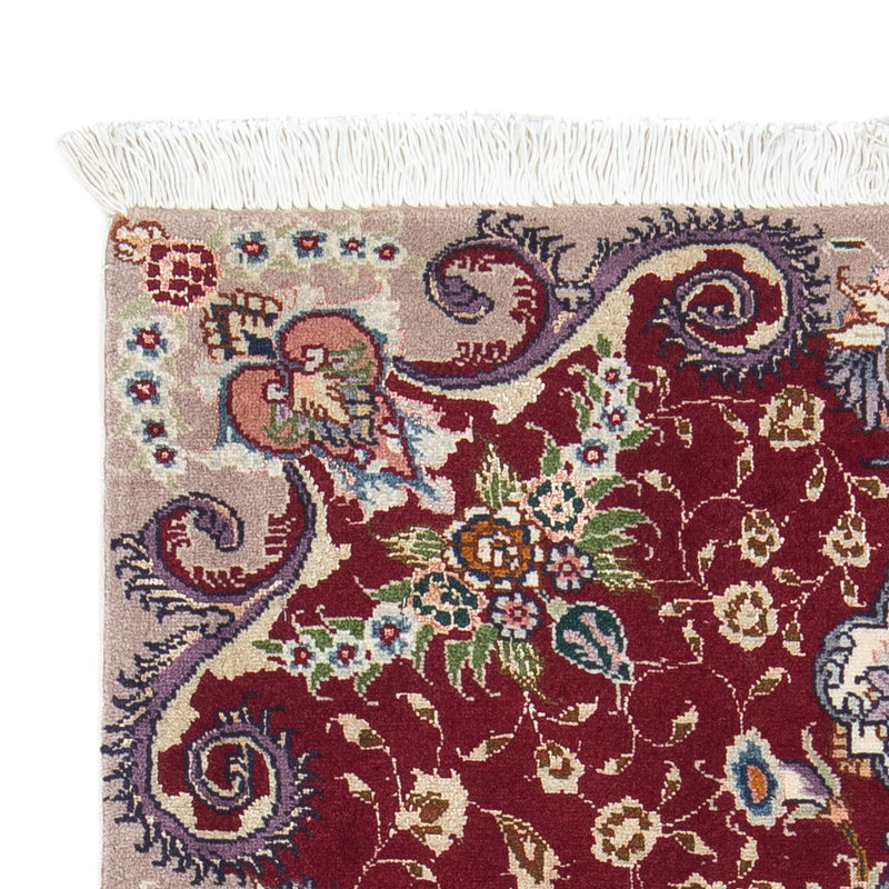 Alfombra Persa - Tabriz - Real - 93 x 63 cm - rojo