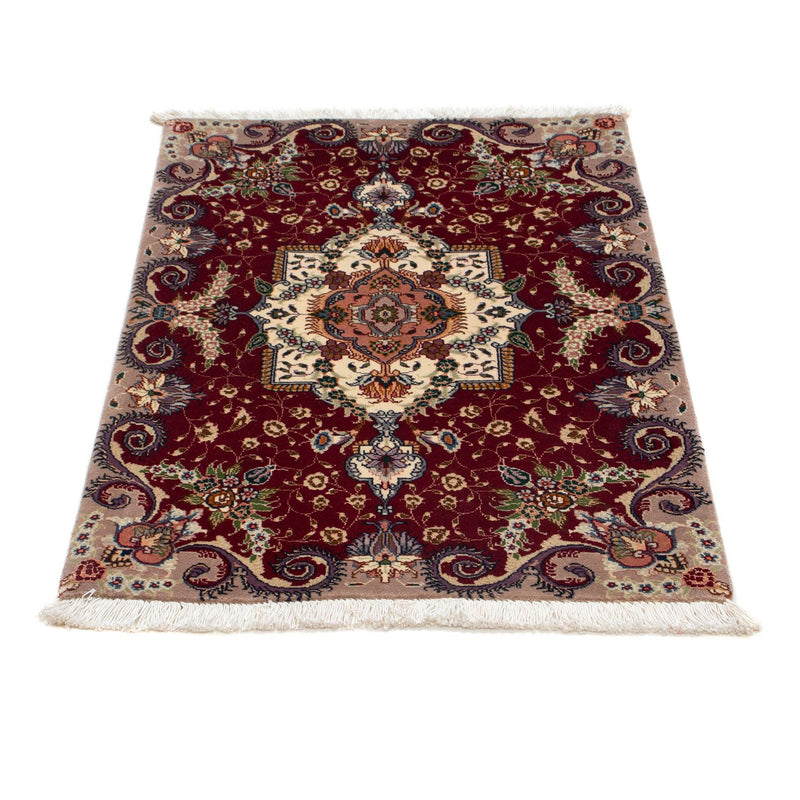 Alfombra Persa - Tabriz - Real - 93 x 63 cm - rojo