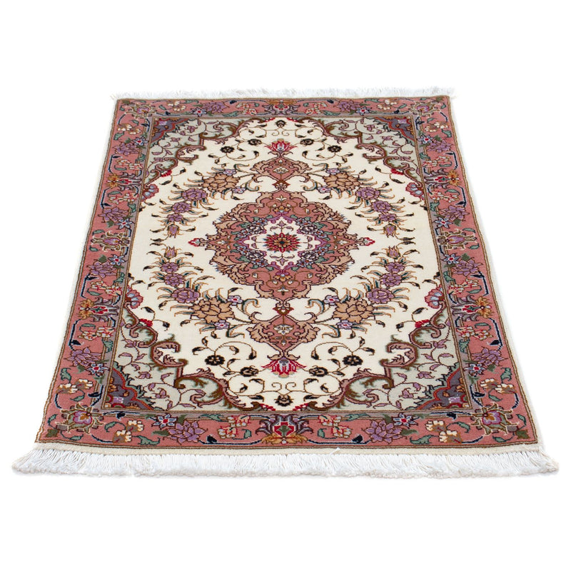Alfombra Persa - Tabriz - Real - 90 x 60 cm - beige