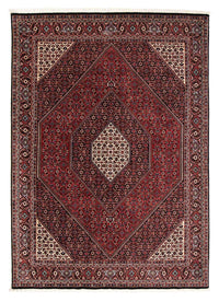 Alfombra persa - Bidjar - 241 x 170 cm - rojo oscuro