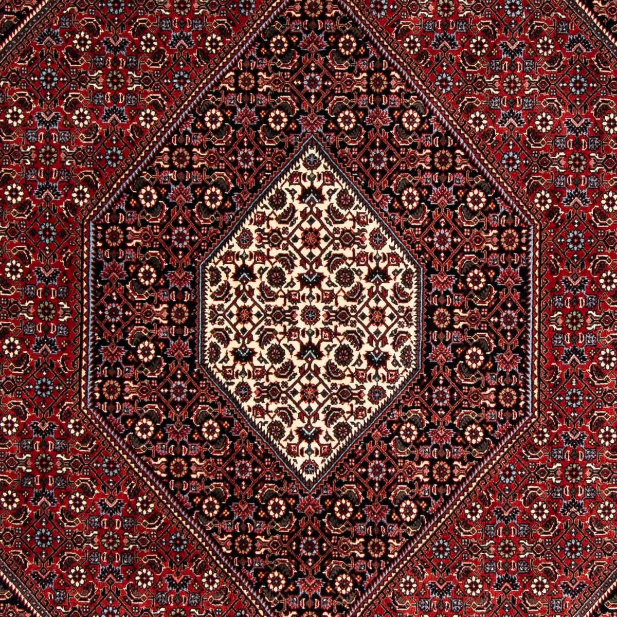 Alfombra persa - Bidjar - 241 x 170 cm - rojo oscuro