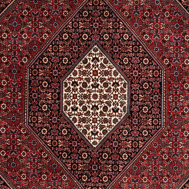 Alfombra persa - Bidjar - 241 x 170 cm - rojo oscuro