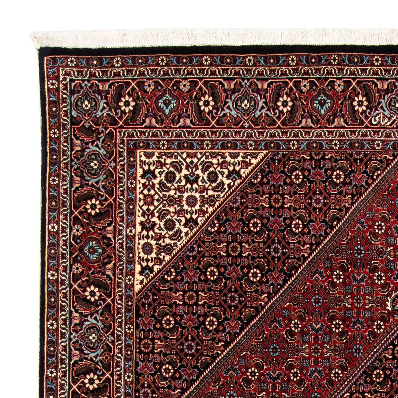 Alfombra persa - Bidjar - 241 x 170 cm - rojo oscuro