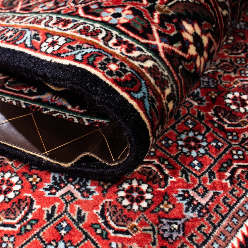 Alfombra persa - Bidjar - 241 x 170 cm - rojo oscuro