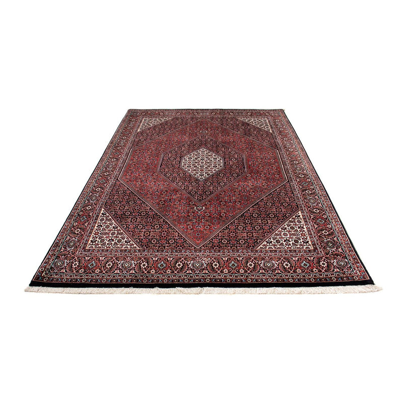 Alfombra persa - Bidjar - 241 x 170 cm - rojo oscuro