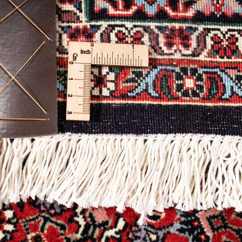 Alfombra persa - Bidjar - 241 x 170 cm - rojo oscuro
