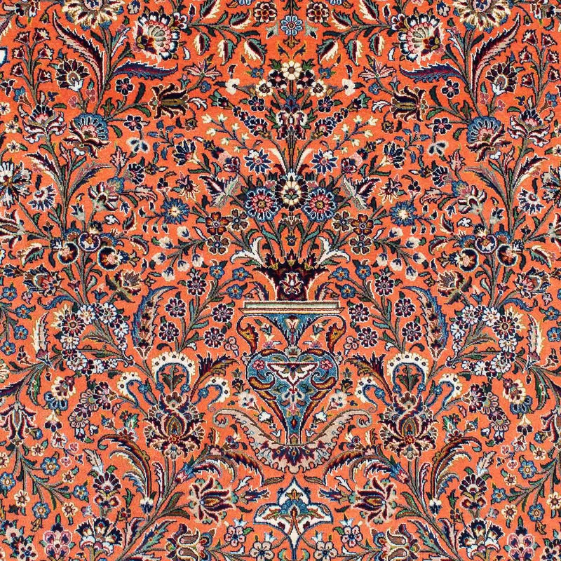 Alfombra persa - Ghom - 219 x 135 cm - óxido