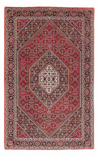 Alfombra persa - Bidjar - 181 x 111 cm - rojo