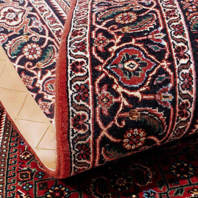 Alfombra persa - Bidjar - 181 x 111 cm - rojo