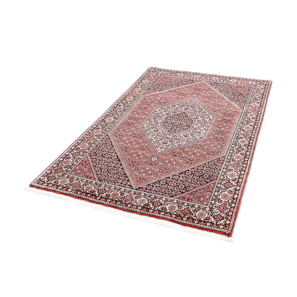 Alfombra persa - Bidjar - 170 x 110 cm - rojo