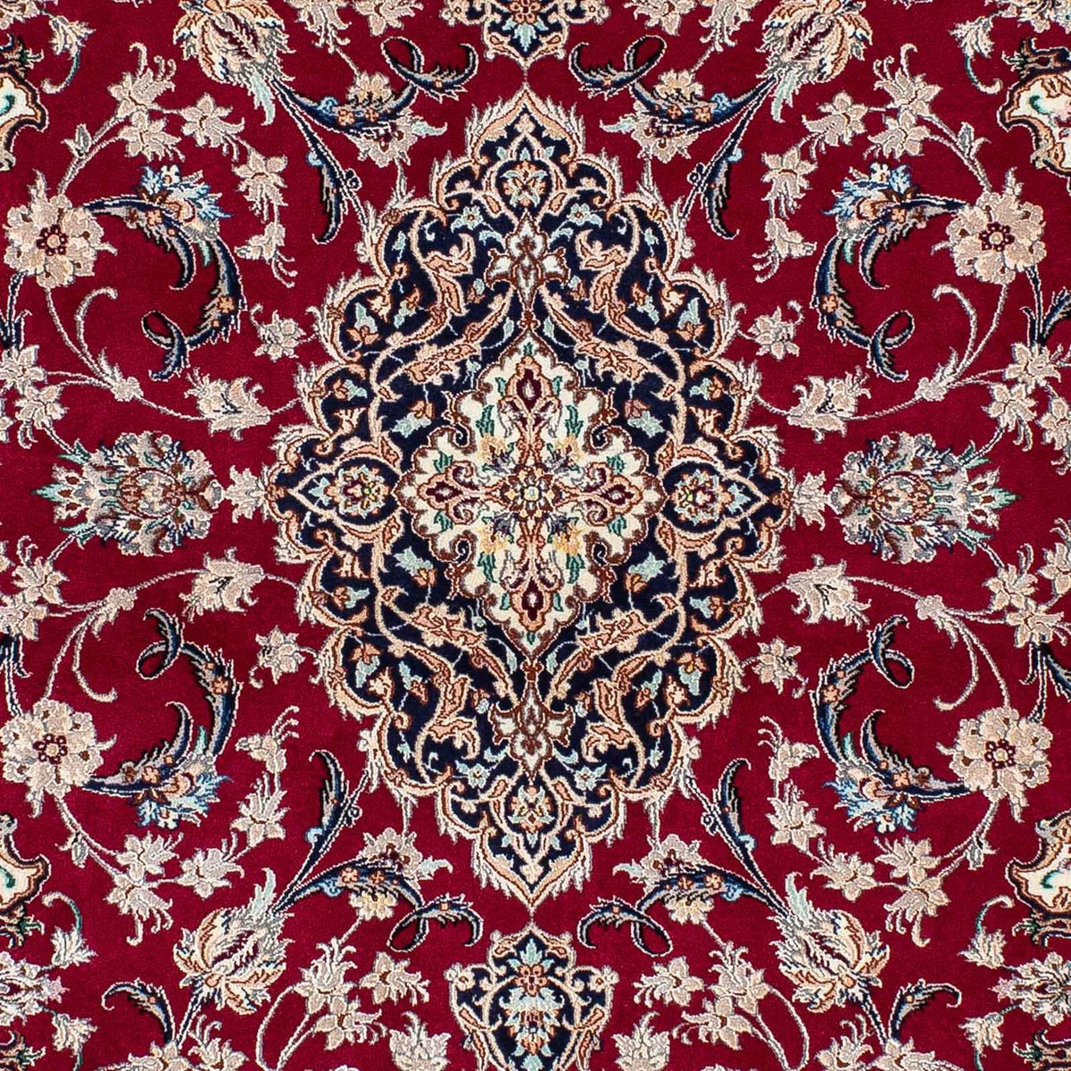 Alfombra de seda - Ghom Seda - Prima - 200 x 130 cm - rojo