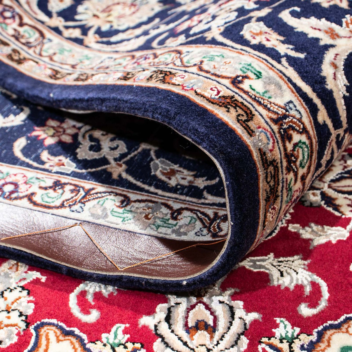 Alfombra de seda - Ghom Seda - Prima - 200 x 130 cm - rojo