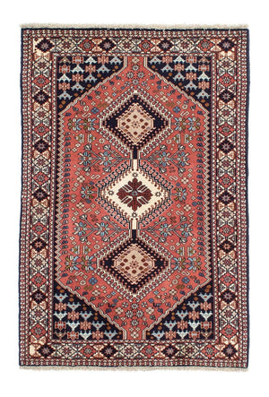 Alfombra persa - Nómada - 150 x 100 cm - rojo claro
