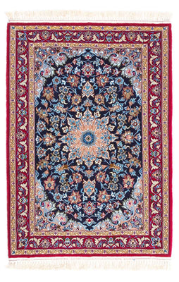 Alfombra Persa - Isfahan - Prima - 104 x 72 cm - azul oscuro