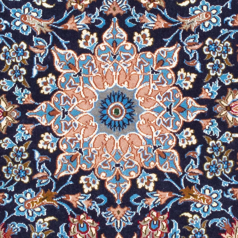 Alfombra Persa - Isfahan - Prima - 104 x 72 cm - azul oscuro
