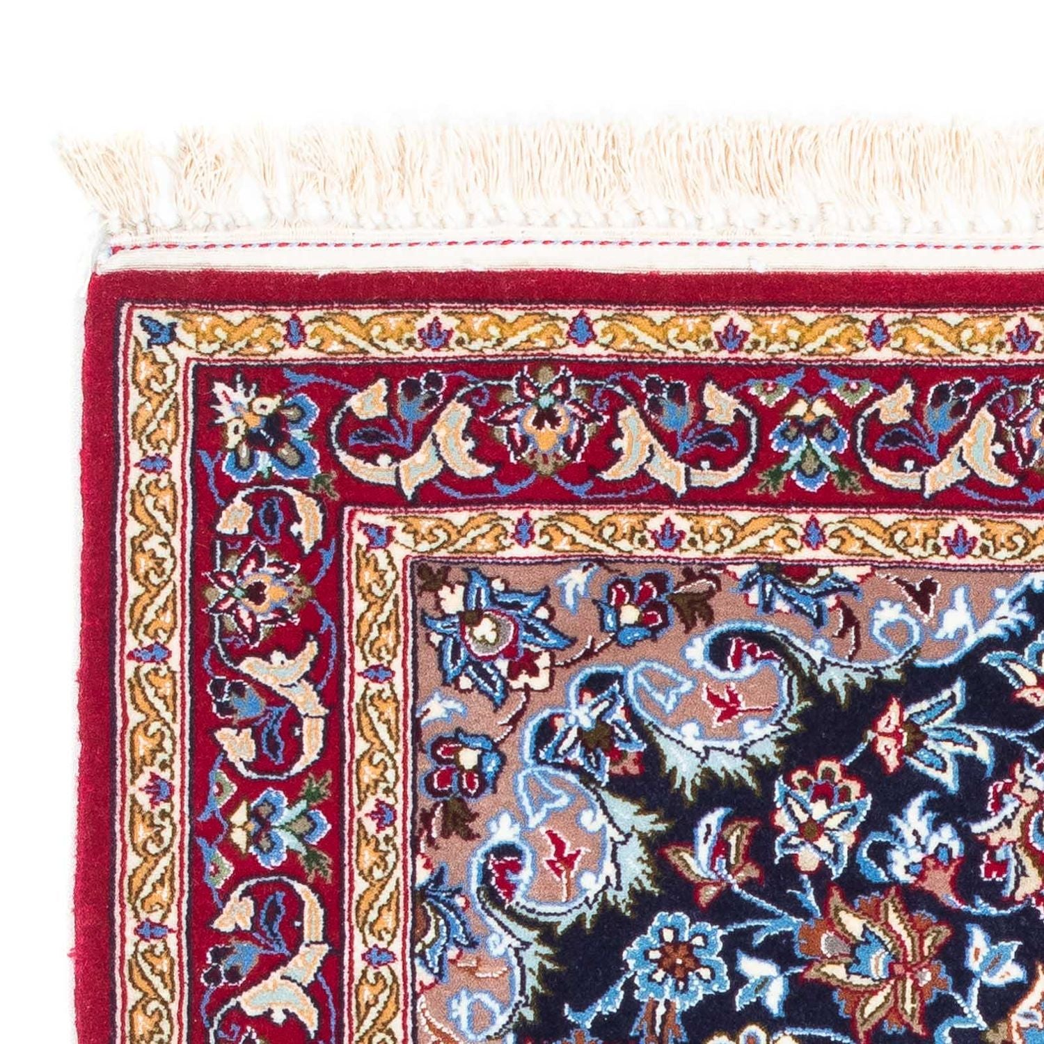 Alfombra Persa - Isfahan - Prima - 104 x 72 cm - azul oscuro