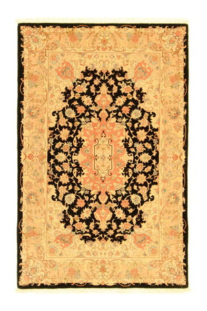 Alfombra Persa - Tabriz - Real - 157 x 101 cm - negro