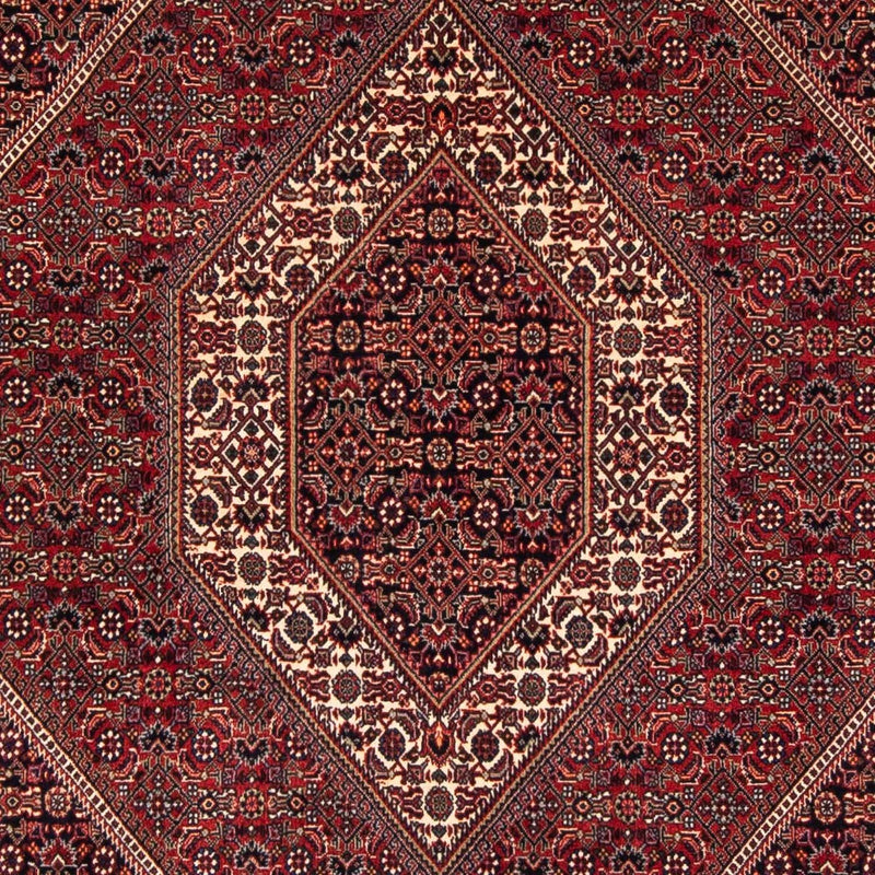 Alfombra persa - Bidjar cuadrado  - 152 x 148 cm - rojo oscuro