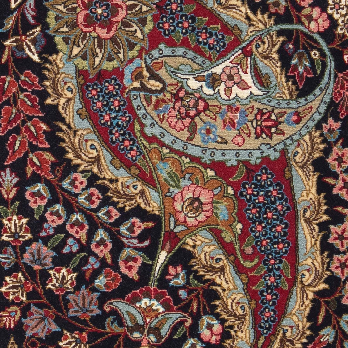 Alfombra persa - Clásica - 80 x 63 cm - negro