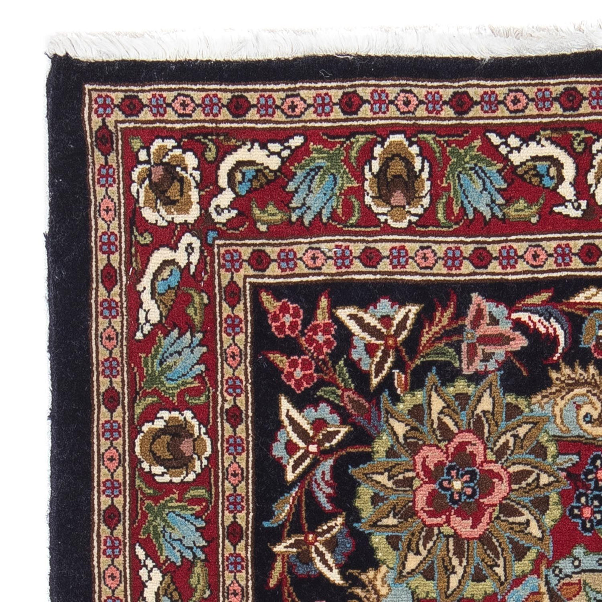 Alfombra persa - Clásica - 80 x 63 cm - negro