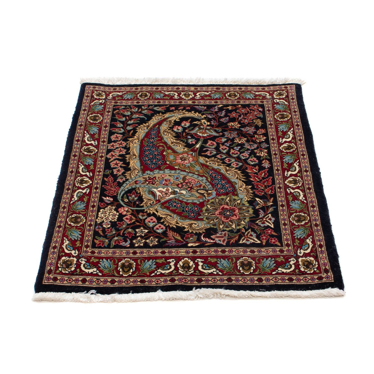 Alfombra persa - Clásica - 80 x 63 cm - negro