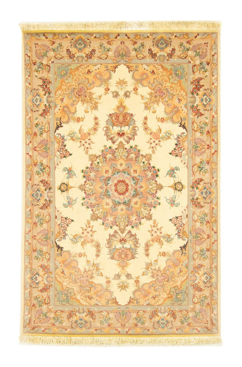 Alfombra Persa - Tabriz - Real - 154 x 102 cm - beige