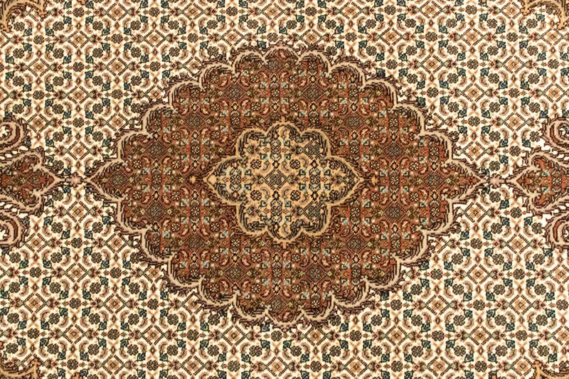 Alfombra persa - Tabriz - 155 x 102 cm - beige