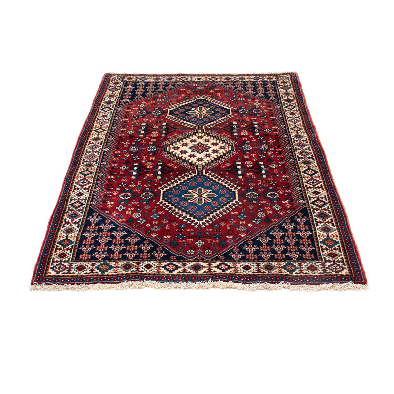 Alfombra persa - Nómada - 147 x 102 cm - rojo oscuro
