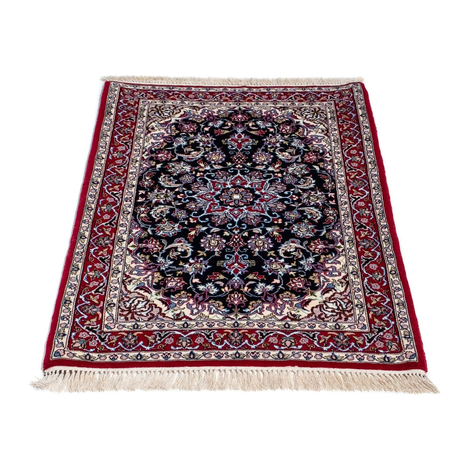 Alfombra Persa - Isfahan - Prima - 108 x 72 cm - rojo oscuro