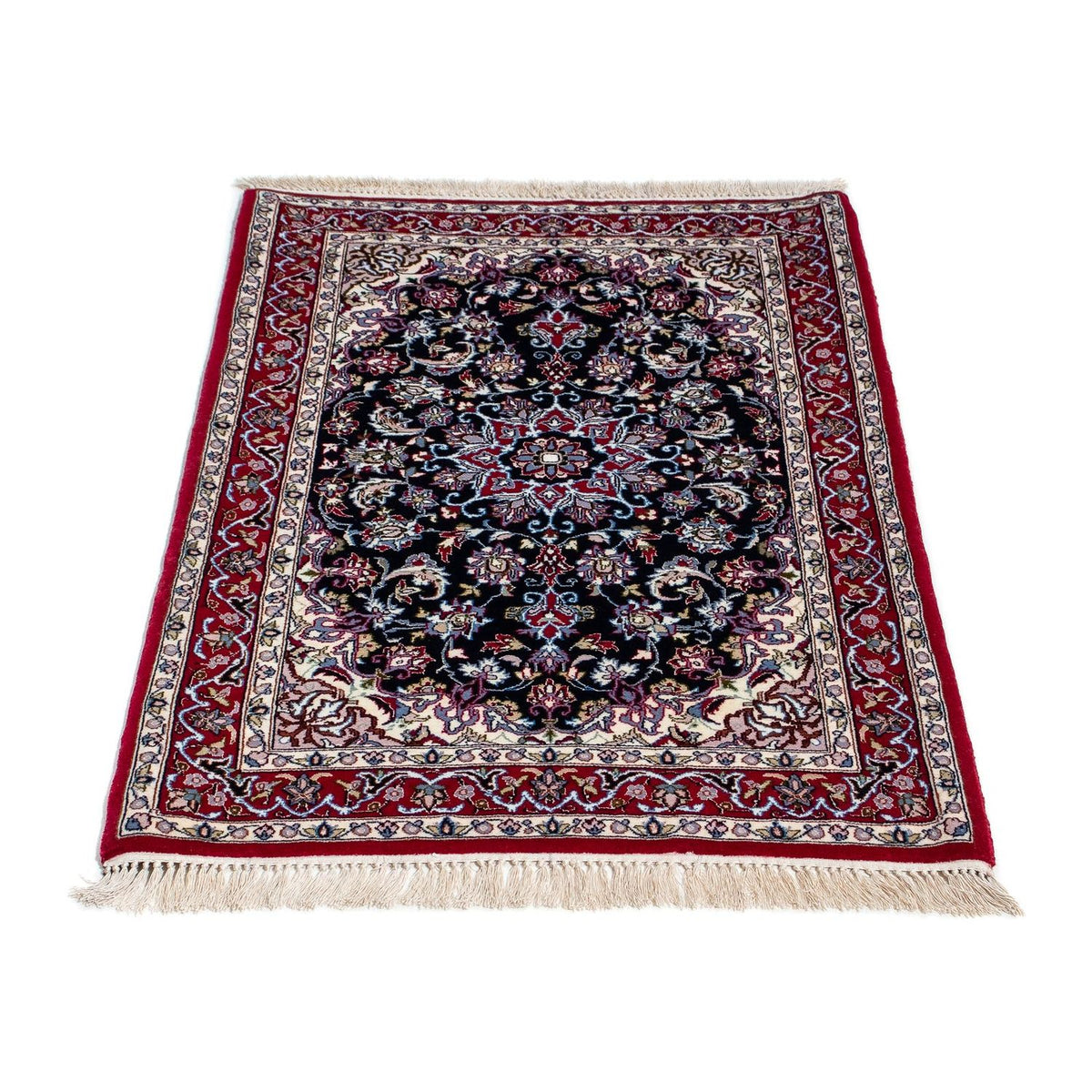 Alfombra Persa - Isfahan - Prima - 108 x 72 cm - rojo oscuro