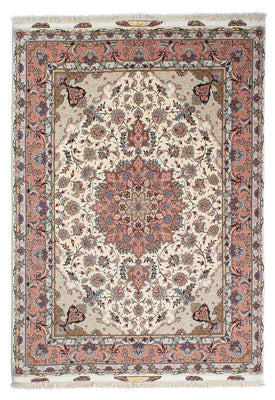 Alfombra Persa - Tabriz - Real - 205 x 154 cm - beige
