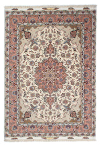 Alfombra Persa - Tabriz - Real - 205 x 154 cm - beige