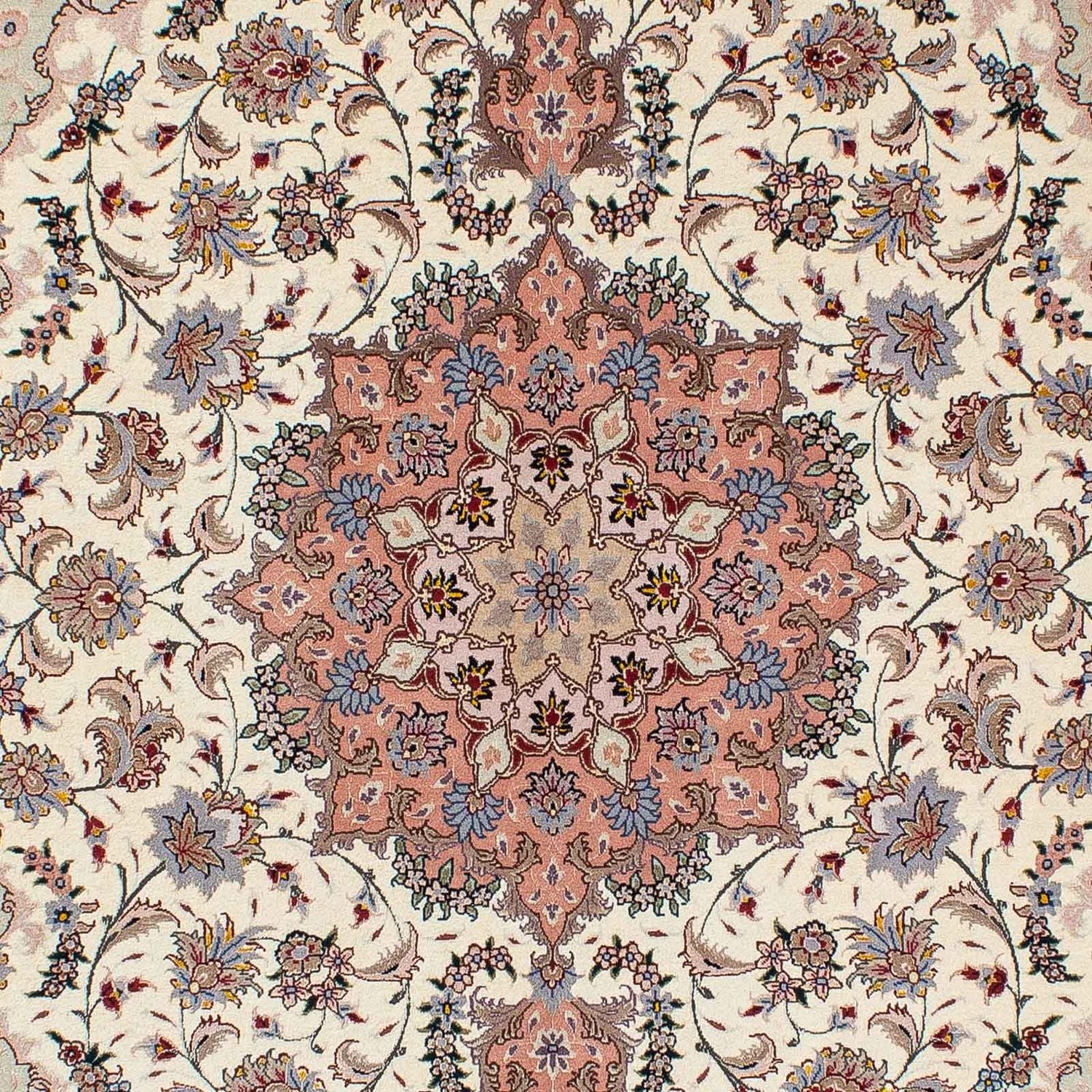 Alfombra Persa - Tabriz - Real - 205 x 154 cm - beige