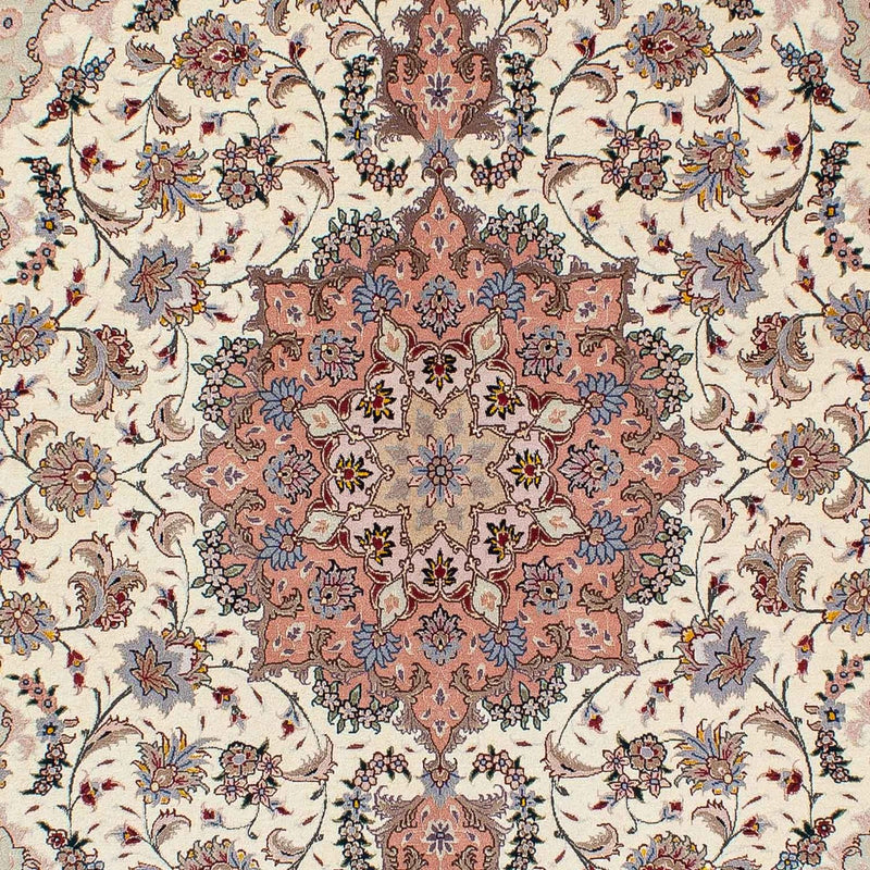 Alfombra Persa - Tabriz - Real - 205 x 154 cm - beige